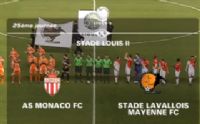 Football Ligue 2 : vidéo du match AS Monaco FC - Stade Lavallois du 24 février 2012. Le vendredi 24 février 2012 à Laval. Mayenne. 